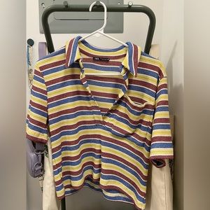 Zara Multi-color V-Neck